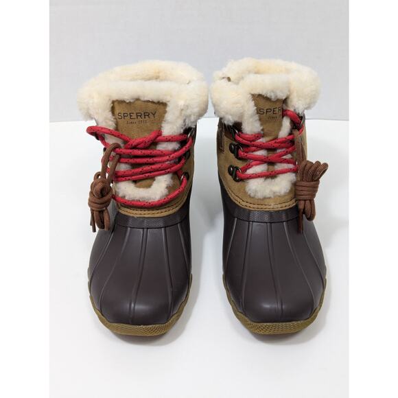 Sperry Alpine Saltwater Big Kid Size 4 Brown/Black NEW (no box) - Picture 1 of 6